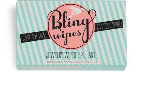 Bling Wipes – Box of 10 Individually Packaged Wipes